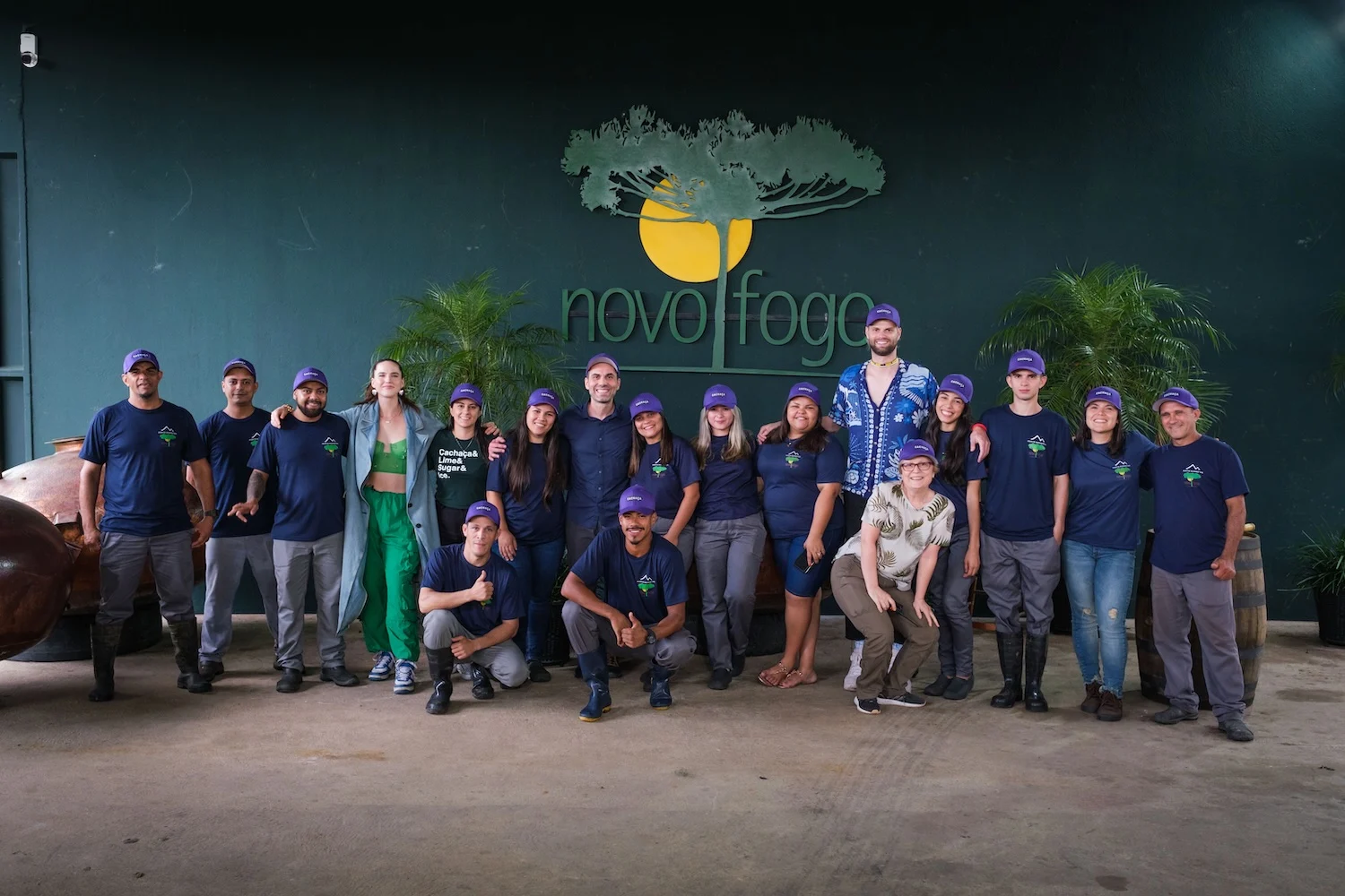 distillery-team-purple-hats